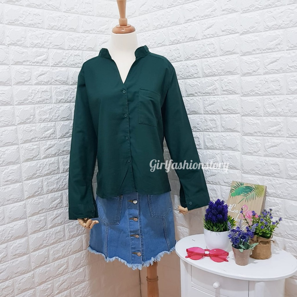 GFS KK KEMEJA RAMMY BAHAN KATUN RAMI IMPORT