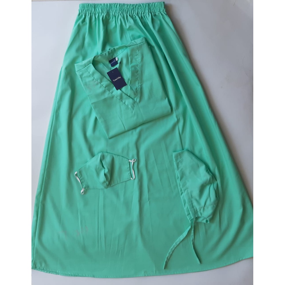 Baju OKA / Baju Medis ROK (V PANJANG) Free Bordir