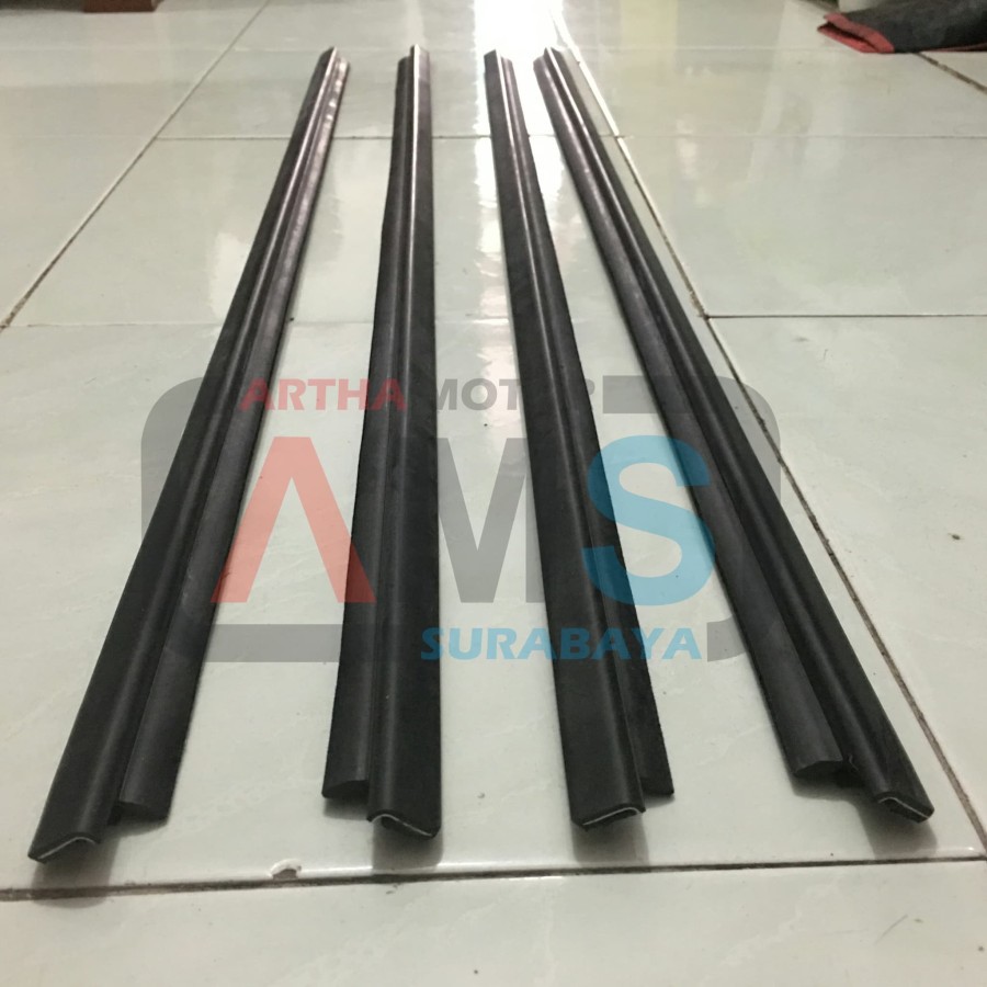 Karet pelipit list kaca Weather Strip Espass Pickup depan 1 set ( Langsung Pasang )