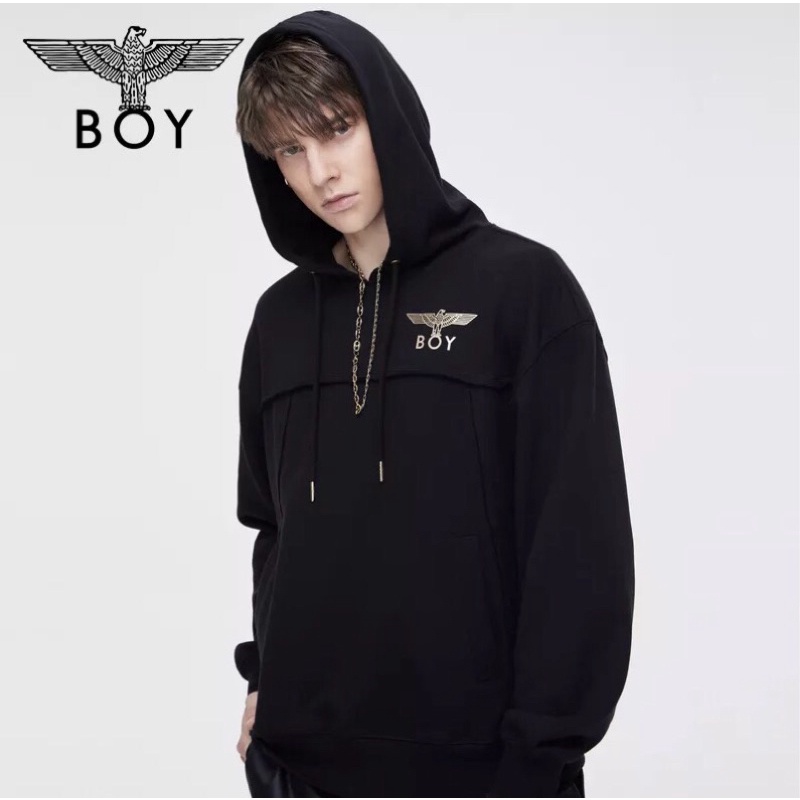 BOY12 SWEATER HOODIE BOY LONDON IMPORT PRIA WANITA ASIA EROPA KOREA AMERIKA INGGRIS OVER SIZE