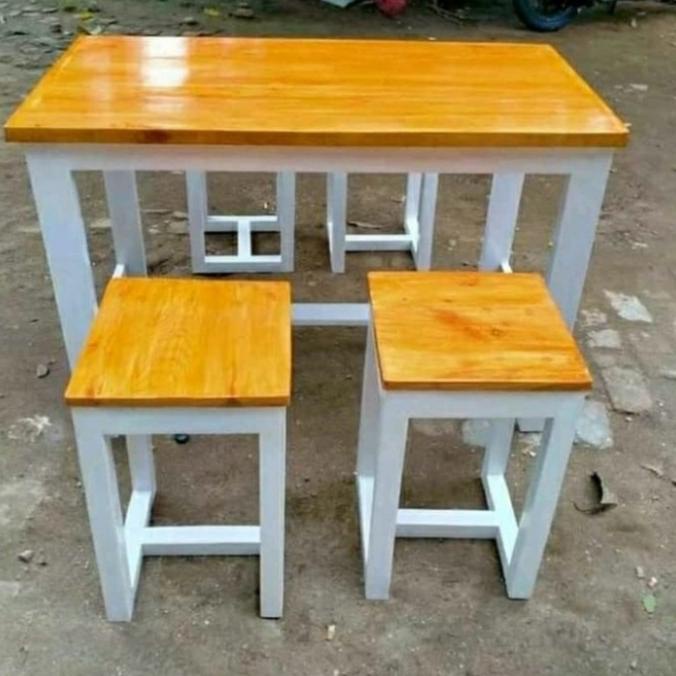 Set Meja Makan +4Kursi Kotak Cellycollection