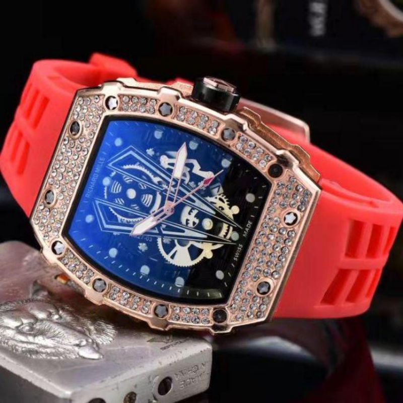 JAM TANGAN R1.CH.ARD.MILLEE JAM TANGAN PRIA ANTI AIR ANALOG JAM TANGAN PREMIUM SUPER JAM TERLARIA