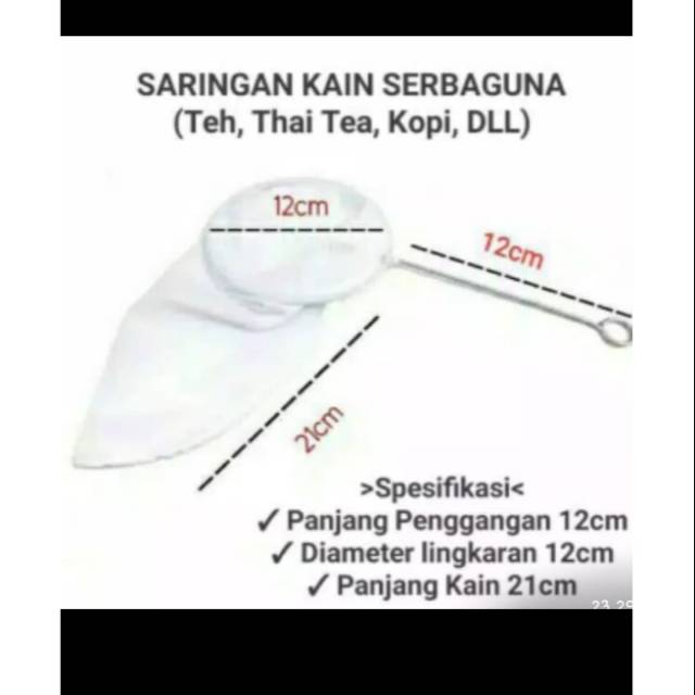 Saringan teh tarik/kopi/Thai tea/coffee