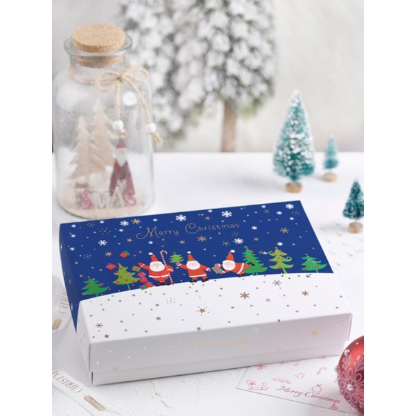 

Kotak hamper Natal sekat Christmas cookies box kotak nastar natal NB19