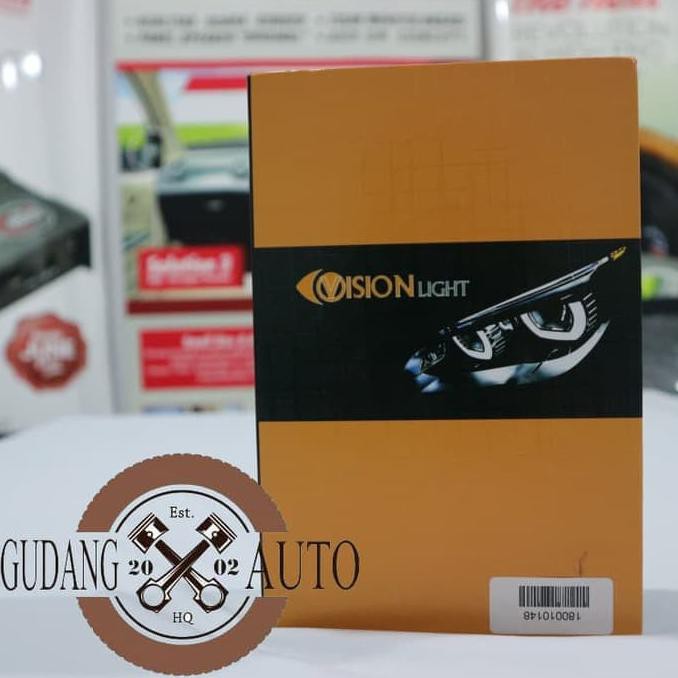 TERBAIK LAMPU MOBIL LED 3 WARNA H7 TURBO VISION LIGHT #9