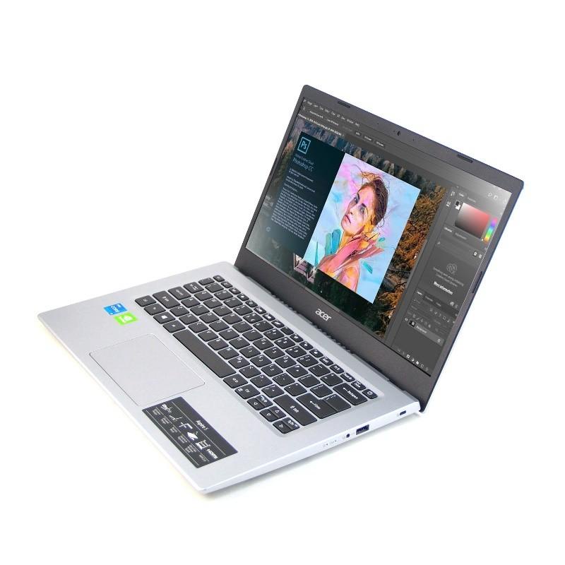 LAPTOP DESIGN / GAMING / RENDERING ACER ASPIRE 5 A514 54G 54Z7 [CORE I5-1135G7 / RAM 12GB DDR4 / SSD 256GB + SLOT HDD / VGA NVIDIA GEFORCE MX350 3GB / 14&quot; HD ACER / SILVER / FREE INSTALL WINDOWS 10 + OFFICE / BONUS TAS] - TEKNO KITA