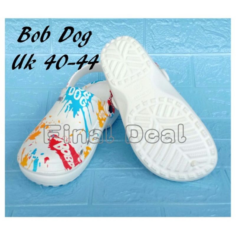 Sandal Kodok Printing Unisex Sendal Medis Labs Anti Slip Model Crocs Sandal Baim