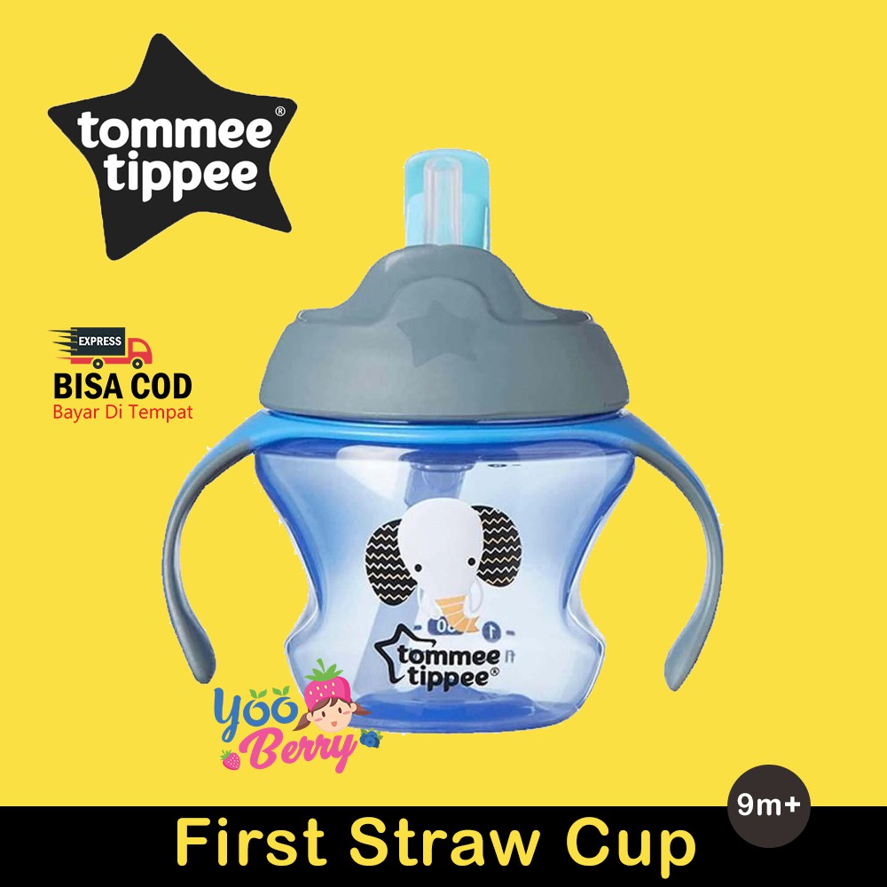 Tommee Tippee Explora First Straw Cup 9m+ 150ml Botol Susu Bayi 150 Ml Berry Mart