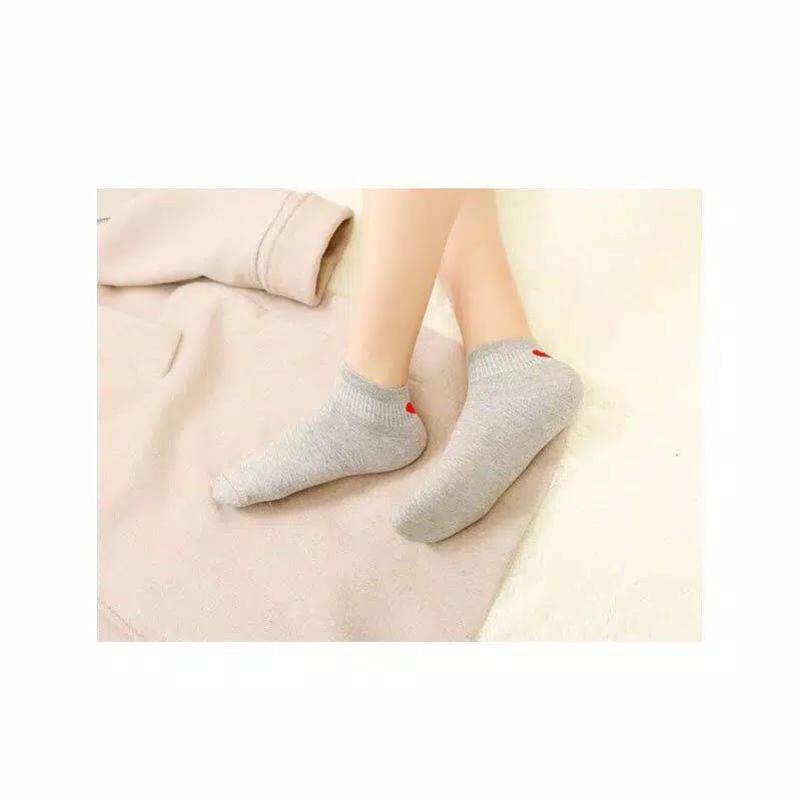 [COD] Kaos Kaki Polos Motif Love Cute Lucu Kaos Kaki Wanita Import Di atas Mata Kaki Kaos Kaki Import Ala Korea