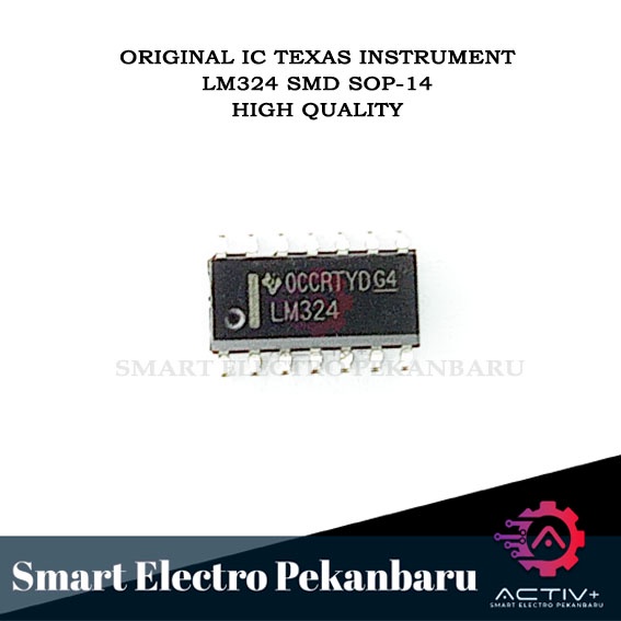 ORIGINAL IC LM324 SMD SOP-14 TEXAS INSTRUMENT LM 324 Lm324 Lm324N 324 Low Power Quad Op-amp SMD 14 I