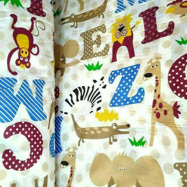 Sprei Homemade Perlengkapan Kamar Tidur Sarung Bantal Murah Karakter Motif Custom Daun Palma Bw Cod