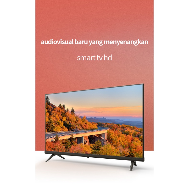 TV LED 50 inch HD Ready Digital Televisi / Televisi layar komputer Gaming Monitor TV layar/mendukung USB HDMI AV/ Mendukung YouTube dan platform lainnya
