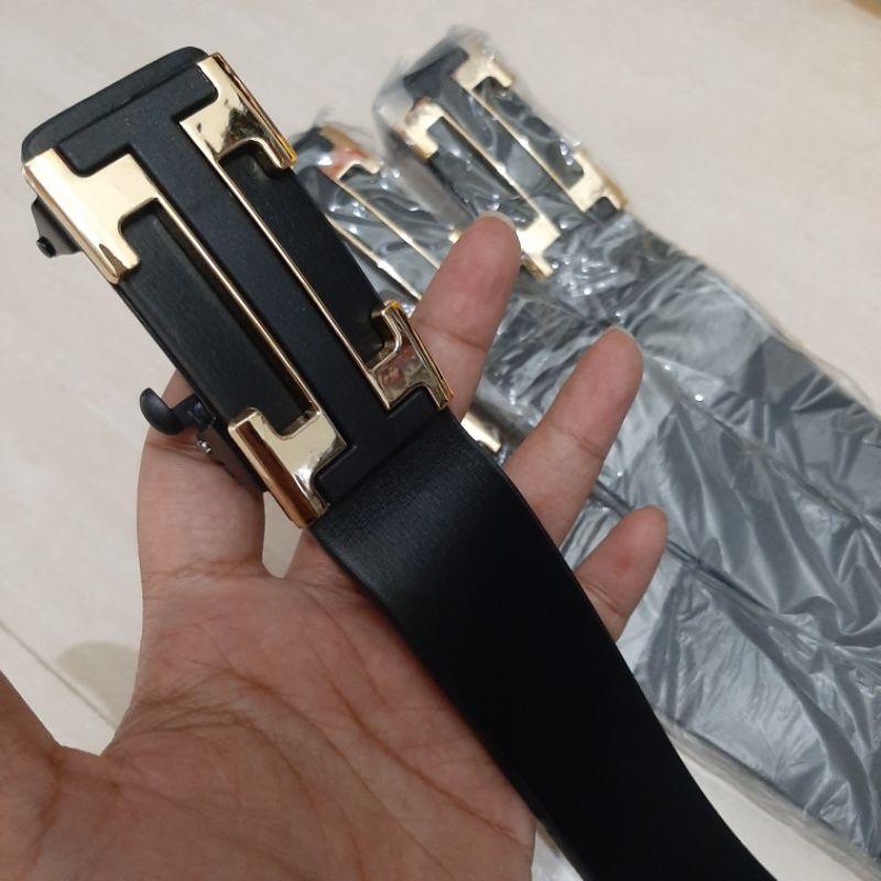 sabuk kulit pria wanita dewasa/ikat pinggang formal kantoran/ikat pinggang kulit model matic/sabuk f