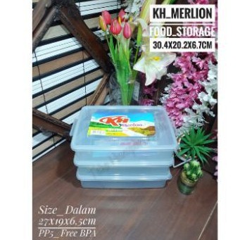 TEMPAT KUE DONAT BOX PLASTIK KOTAK MAKANAN SEALWARE SEGI MERLION FOOD