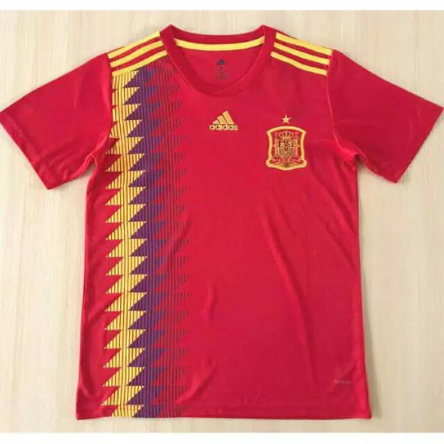 Baju bola jersey spanyol ori