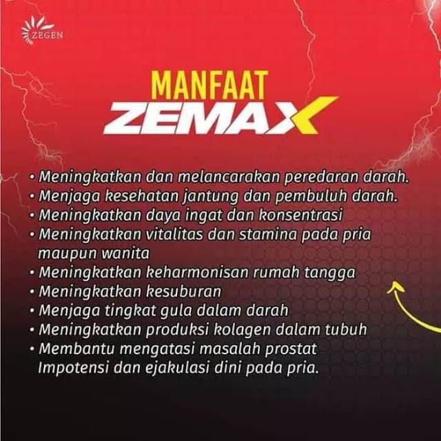 Zemax suplemen Herbal untuk stamina pria