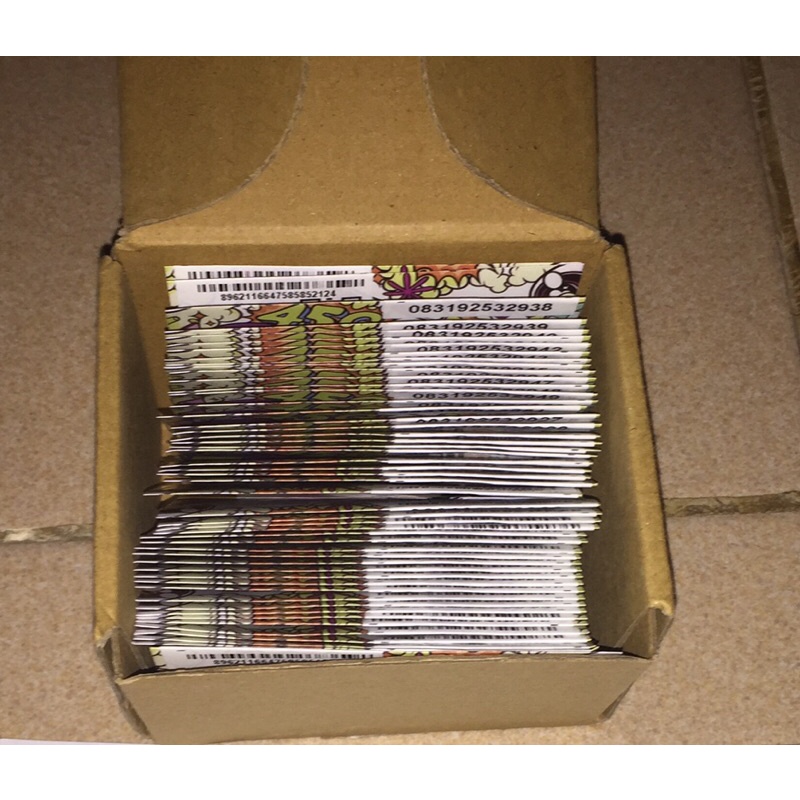 kartu perdana axis 1 box isi 50 exp 31 jan 2022 || sudah registrasi