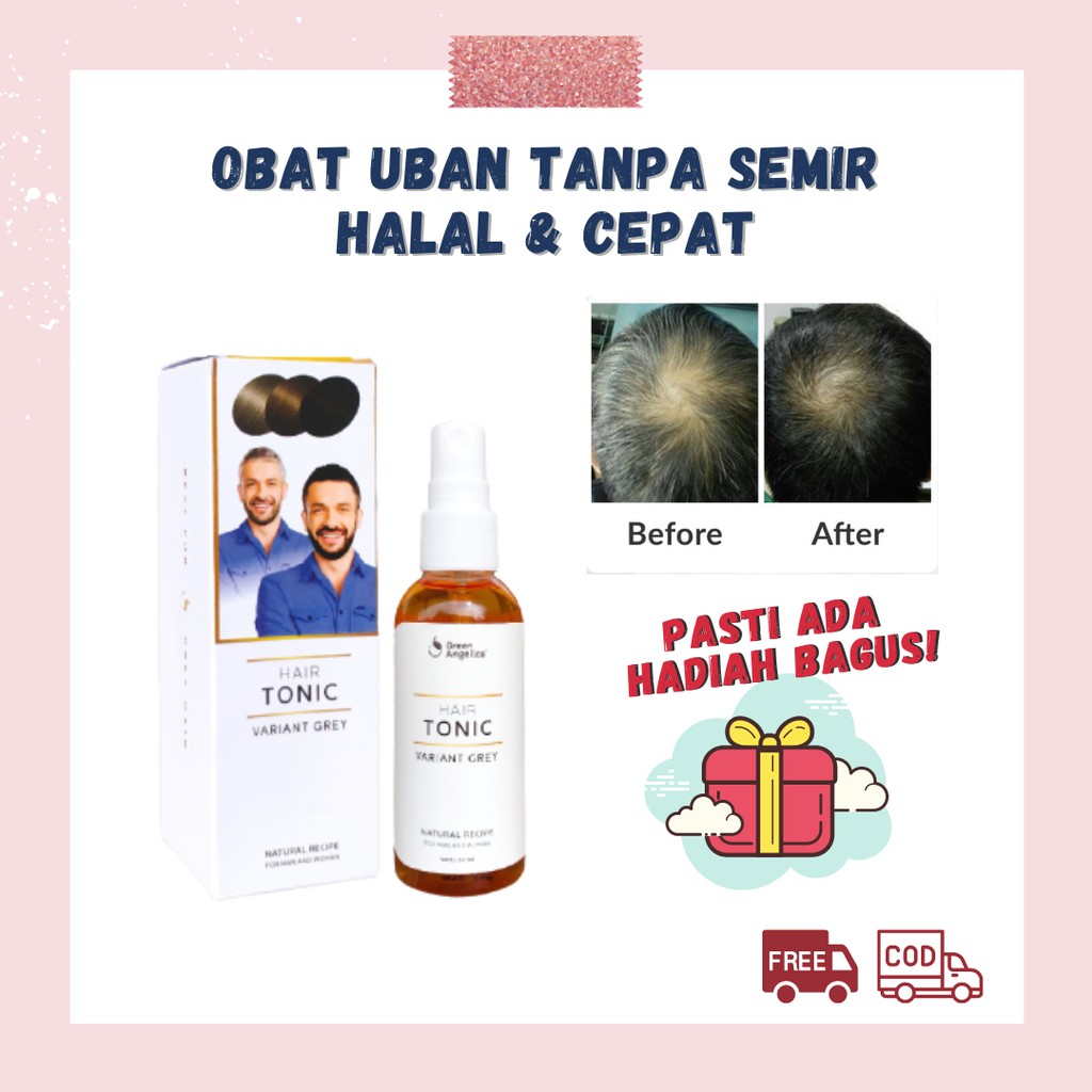 Green Angelica Obat Uban Rambut Permanen Penghitam Rambut Beruban Penghilang Uban Permanen BPOM