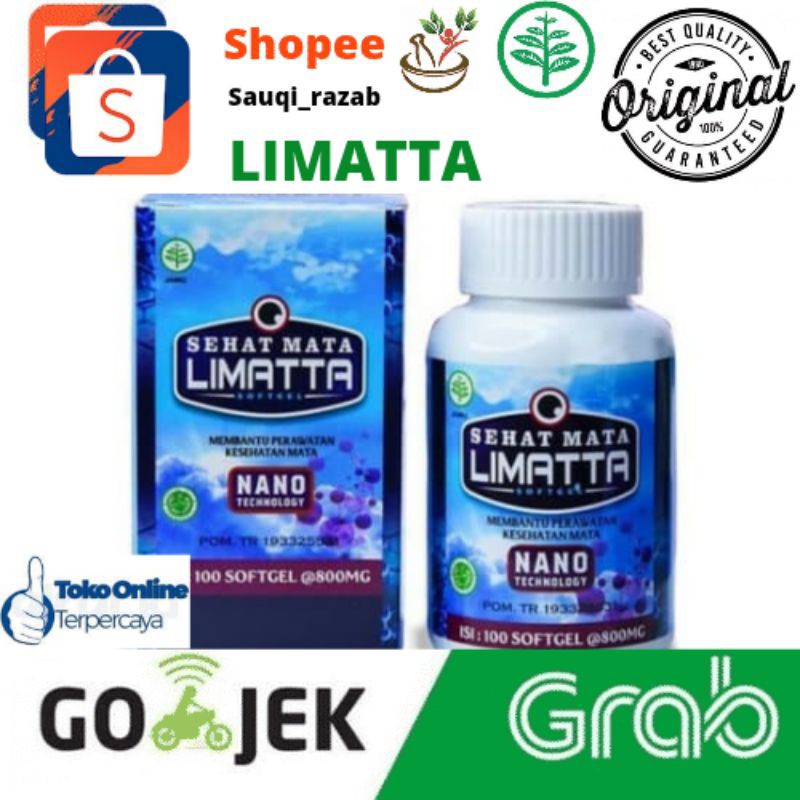 SEHAT MATA Limatta Original - 100 Softgel Halal Bpom