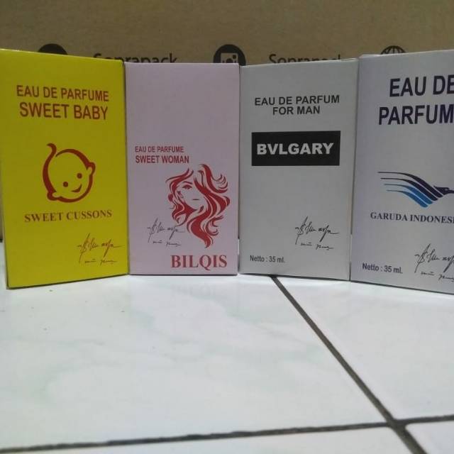 Grosir Parfum sweetbaby switzbaby zwitsal garuda indonesia bvlgari