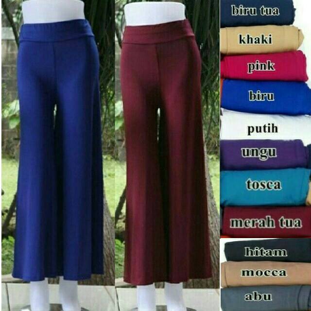 Kulot jersey/celana kulot / celana panjang / celana kulot jersey