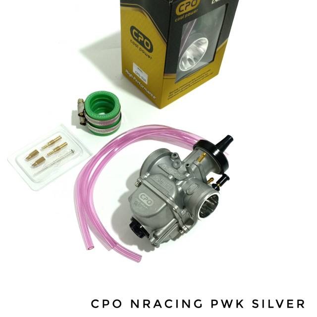 Karburator CPO N racing pwk 24 - 26 - 28 - 30 racing silver n black bore up