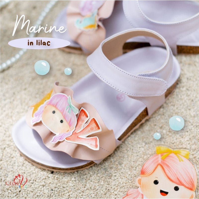 CLOEVKIDS - Marine Sepatu Sandal Anak Perempuan - Mermaid Series