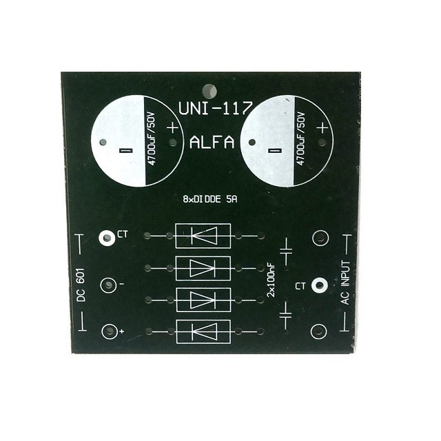 PCB 2 ELCO Kecil Seri 147 PCB Power Supply Power Bank Untuk 2 Elco Kecil