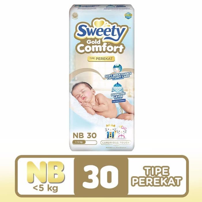 Sweety Gold Comfort / Diapers Baby NB S M L XL