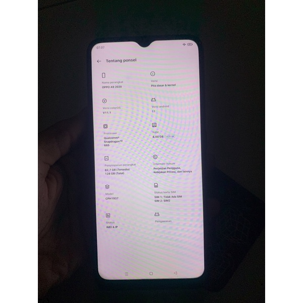 Box & Charger Oppo F9 Original