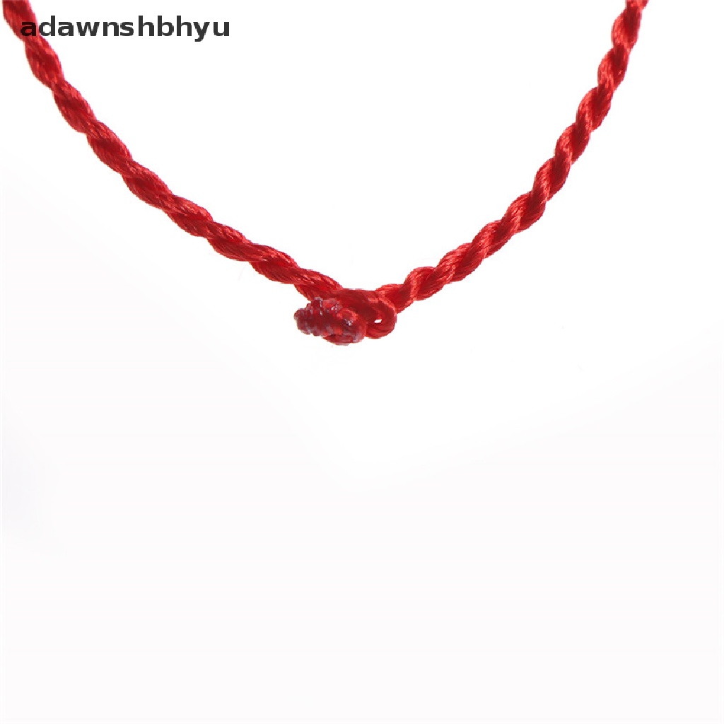 [adawnshbhyu] 50x Cord STRING KABBALAH Gelang Keberuntungan Lawan Evil Eye for Success Merah Hitam