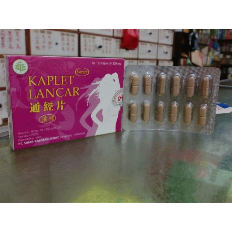 

KAPLET LANHAID 12 KAPLET LANCAR HAID HORMON NYERI HAID