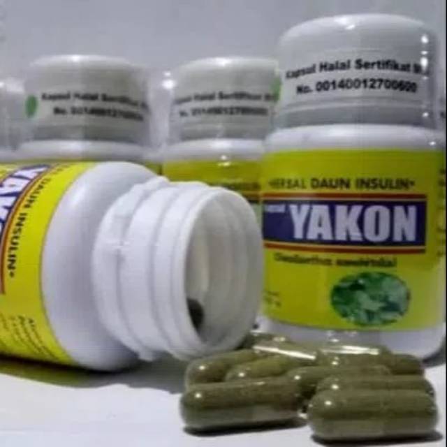 Kapsul herbal yakon