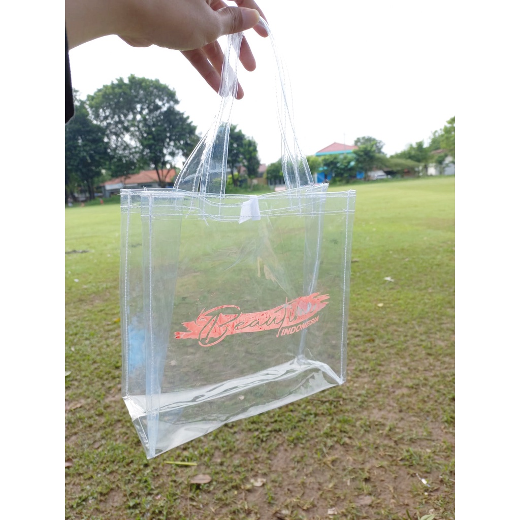 

25x25x10 Min Order 200pcs / Mika Premium 0,30gsm / Free Sablon 1 Warna 1 Sisi / Free Desain / Tas Souvenir Haji Murah
