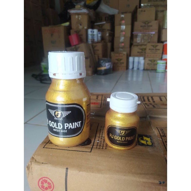 Gold Paint Cat Warna Emas , water base silver Water base