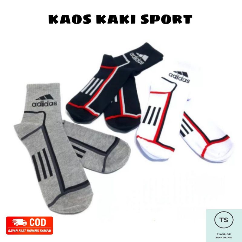 Kaos Kaki Olahraga AD || Kaos Kaki Sport Pria dan Wanita || Kaos Kaki Sepeda