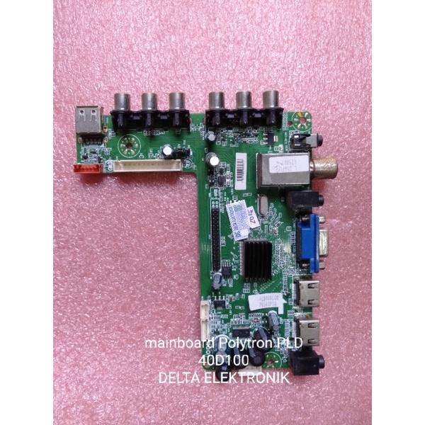 mainboard TV LED Polytron PLD 40D100