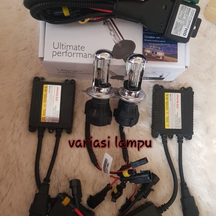 lampu mobil hid xenon H4 hi lo 6000k