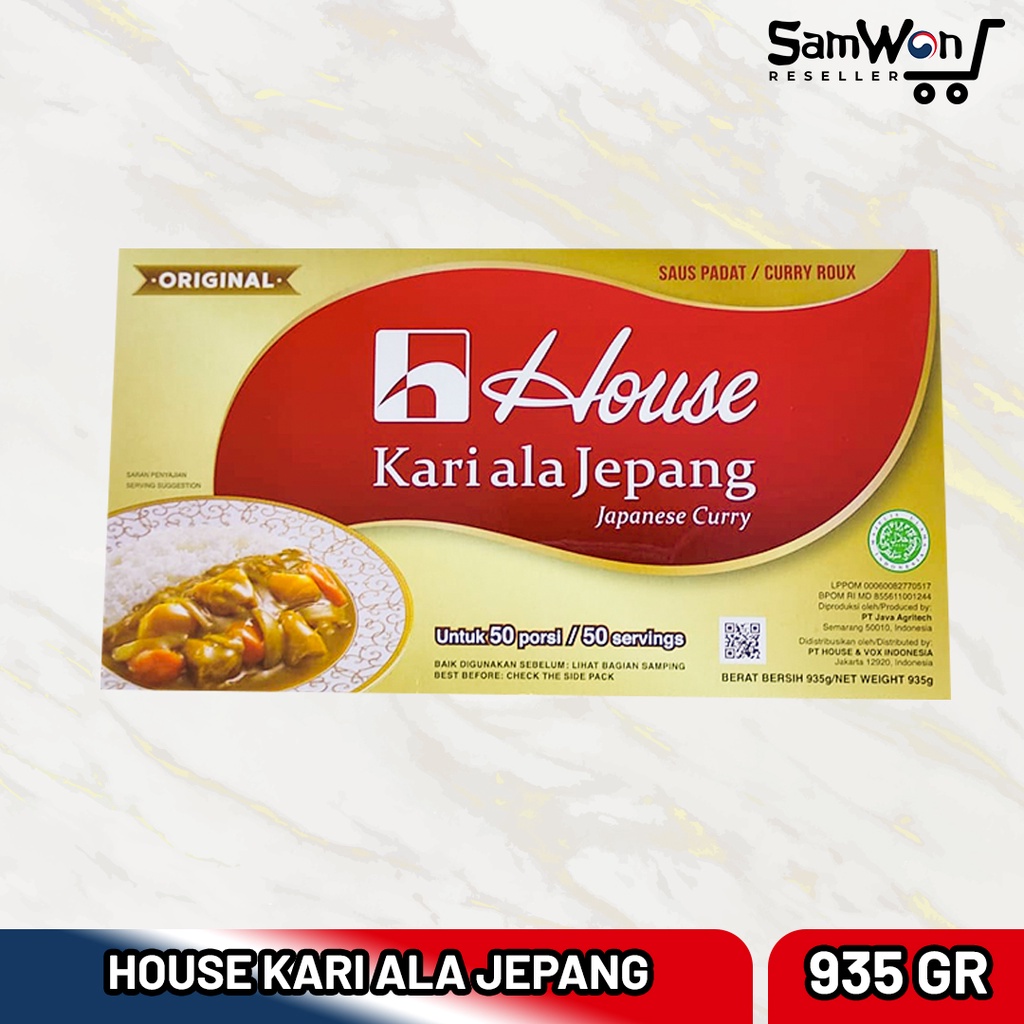 

House Curry Bumbu Kari Saos Paste JEPANG 1kg (Bisa untuk 50 porsi)