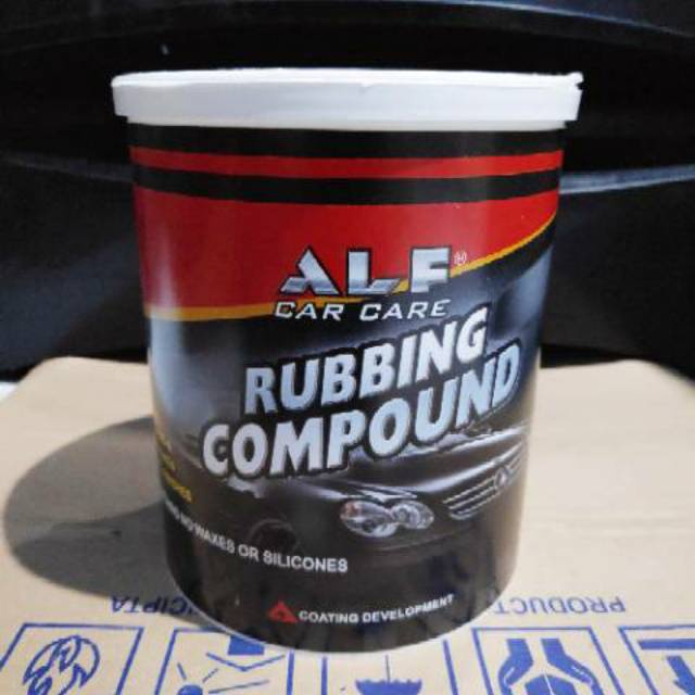 ALF RUBBING COMPOUND 1 KG BONUS BUSA APPLICATOR Penghilang Noda Baret Pada Body Kendaraan Original