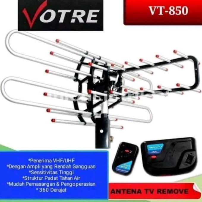 antena tv led lcd remote votre vt 850/vt850