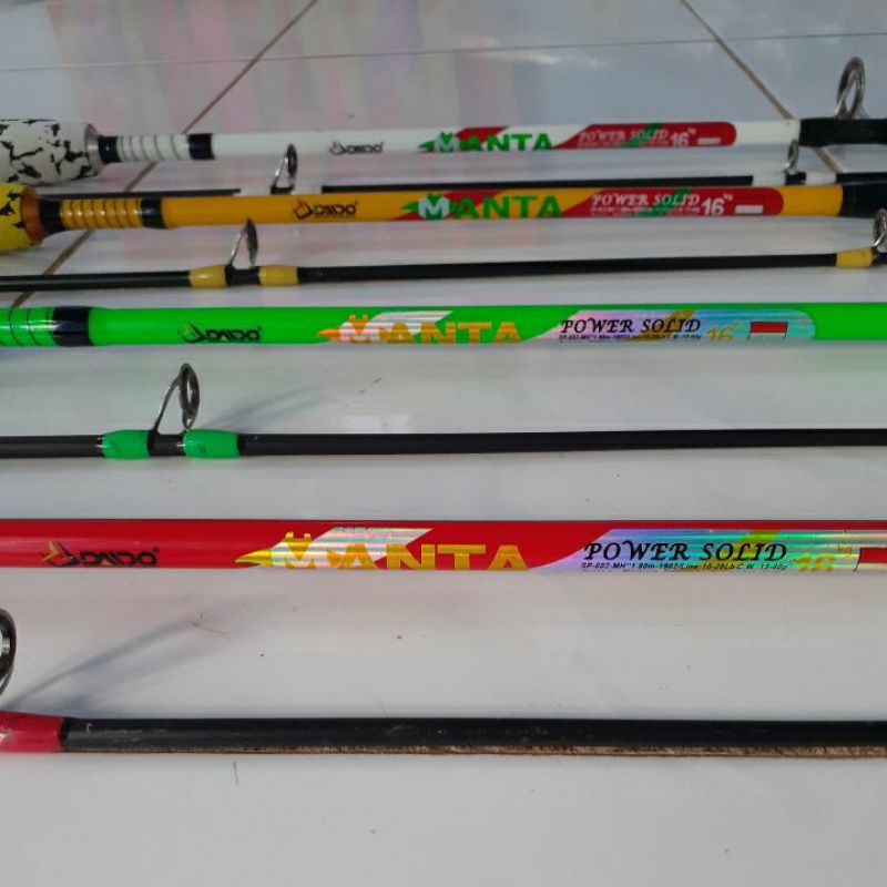 Joran pancing DAIDO MANTA 180m medium 10-20 Lbs max drag 16kg