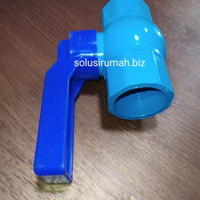 BALLVALVE 1 DRAT DALAM 1&quot; GG PVC BODY ENGKOL STOP KRAN ball valve plas