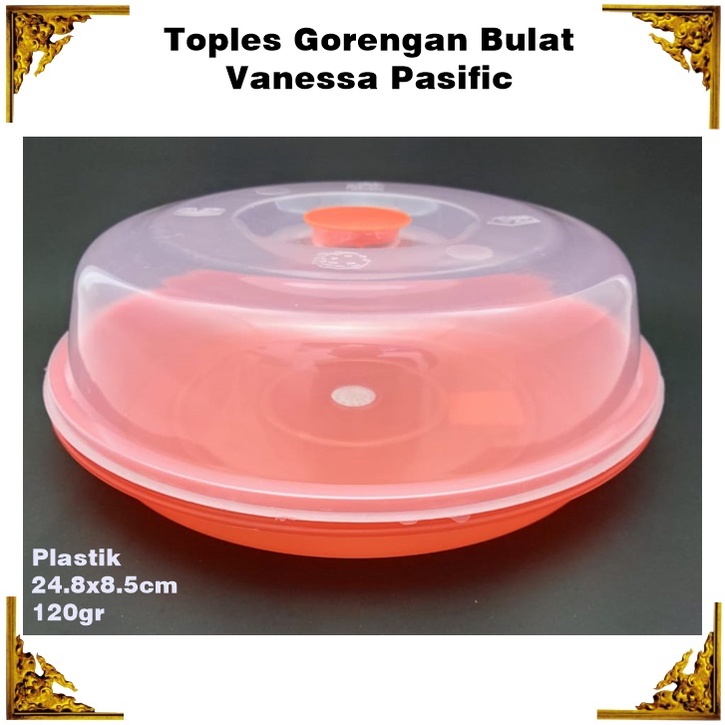 Tempat Kue/Tempat Gorengan Bulat Vanessa Pasific