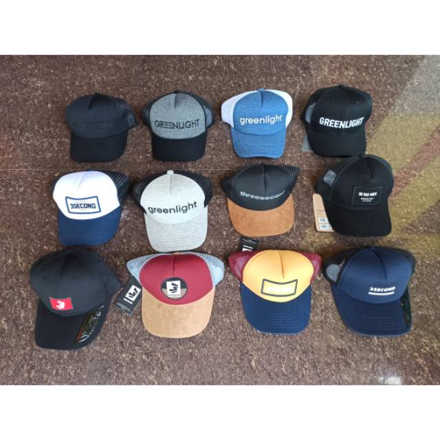TOPI 3SECOND & GREENLIGHT 100% ORIGINAL