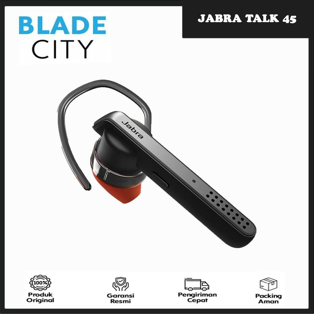 Jabra Talk 45 Mono Bluetooth Headset with HD Voice - Garansi 1 Tahun