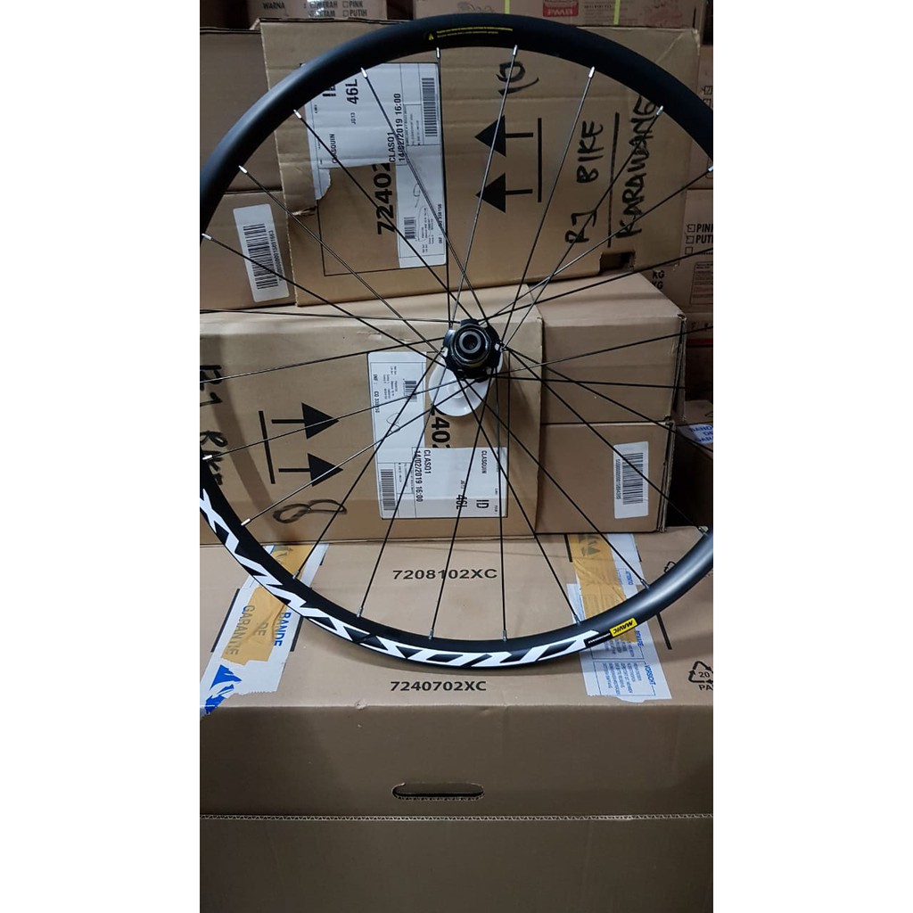 Wheelset wheel set Mavic Crossmax x max 27.5 inch Made in Rumania QR dan TA 15 x 100 dan TA 15 x 142