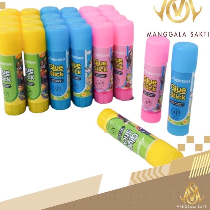 

❤[PROMO MURAH!!!]❤ Lem stik (1pak=24pcs) ukuran KECIL 10gram/ Lem stick / Lem murah / Lem fancy / Glue Stik Montana Fancy prodak terlaris
