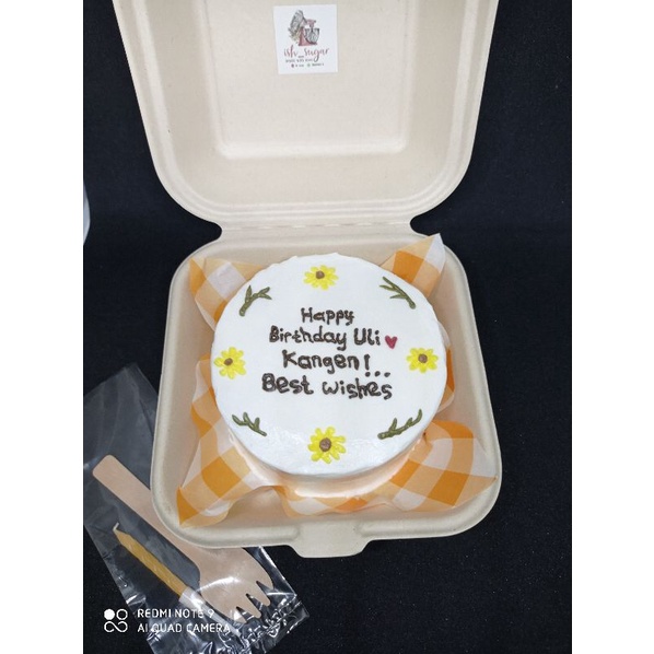 

bentocake|koreanlunchboxcakesumedang|kueulangtahunsumedang|minicake
