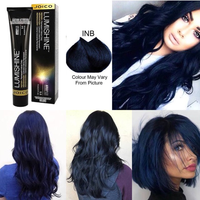 Warna rambut blue black